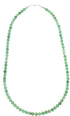 Southwest Aventurine Sterling Silver Bead Necklace YX89375